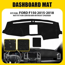 Dash Mat Dashmat Dashboard Cover Protector Pad For 2015-2018 Ford F150 Black