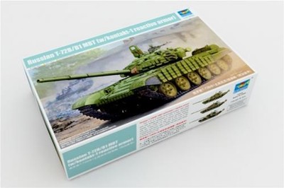 1:35 TRUMPETER KIT Russian T-72B/B1 Mbt With Kontakt-1 Reactive Armor TR05599 Mo