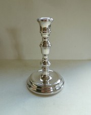 Klassischer englischer Sterlingsilber Kerzenleuchter, B'ham 1996, Mappin & Webb