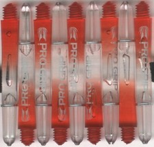 1.75in 2ba Orange/Clear TARGET Pro Grip Vision Dart Shafts Springs: 1 set of 3