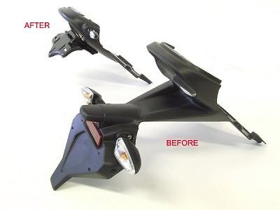 R&G Racing Black Tail Tidy License Plate Holder For 2008-10 Triumph Speed Triple