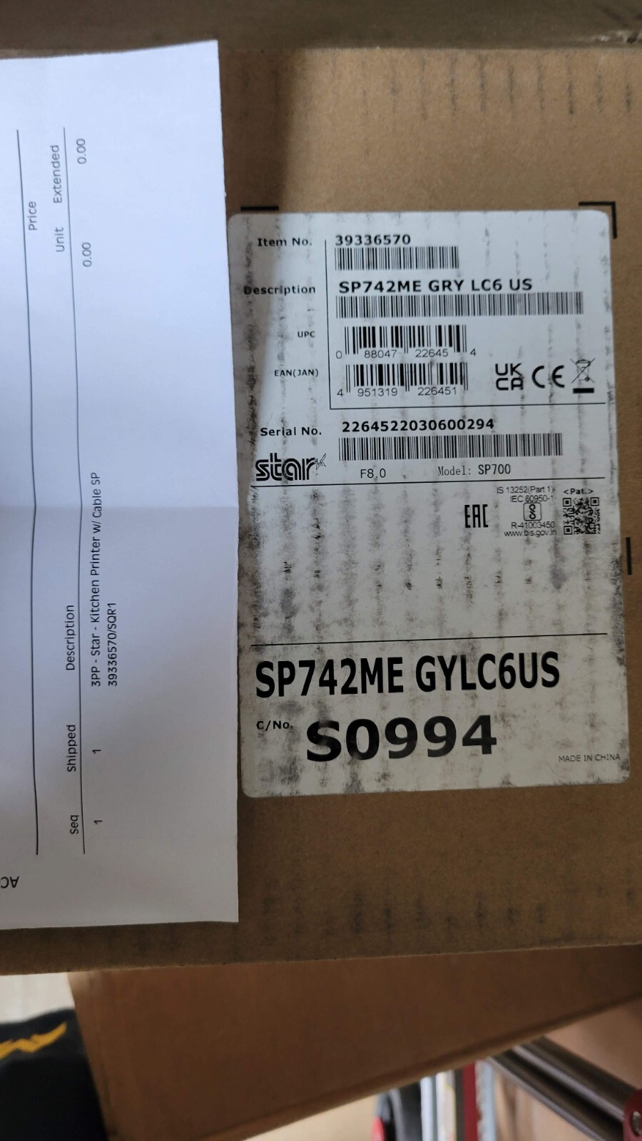 Kitchen Printer Star Kitchen SP742ME for sale online eBay