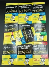 Lot of 10 For Dummies Pamphlet Books CPU PC Topics - USED VERY GOOD CONDITION