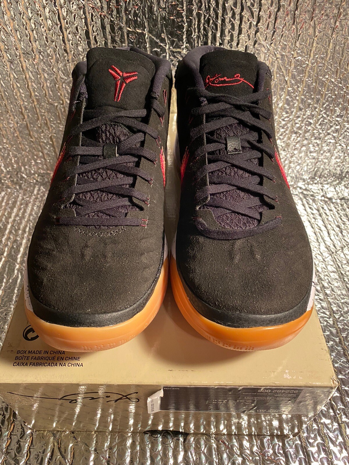 nike kobe ad mid black gum