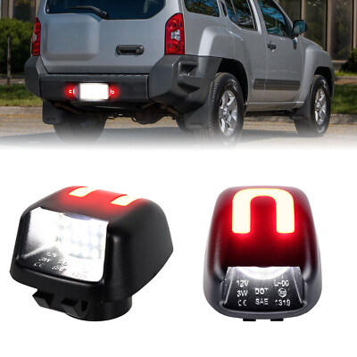 Kennzeichenbeleuchtung Anhänger Lampen für Nissan Frontier Armada Xterra Titan