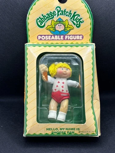 VTG 1984 Cabbage Patch Kids Poseable Figure SEALED Phoebe Pam March 13, 1984
