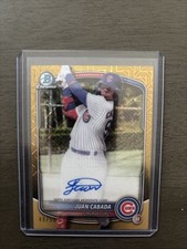 2025 Bowman Chrome - Mega Box Chrome Prospect Mojo Autographs Juan Cabada...