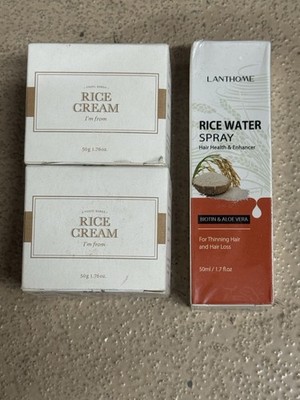 3x I'm From Rice Cream 50g -Ceramide Glowing Look (2) & Rice Water Spray (1)