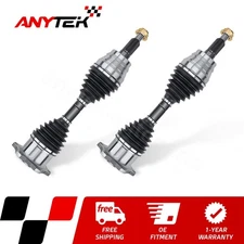Pair Front CV Axle Shaft for Chevy Silverado GMC Sierra 2500 3500 2500HD 4WD