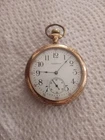 Waltham Pocket Watch Antique  15 Jewels Gold Filled Running !