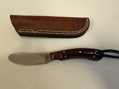 #ad DUNN#x27;S KINIFE SKINNER NEW WITH SHEATH $199.00