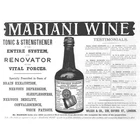 MARIANI WINE by Wilcox and Co - Victorian Advertising Print 1892