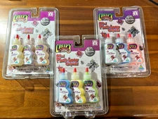 MOC Vintage ToyMax Creepy Crawlers Plasti Goop  3 Refill Packs (9 bottles total)