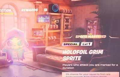 VERY RARE HOLOFOIL GRIM SPRITE