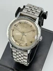 Vintage 1970 Men's Timex Marlin Manual Wind Watch Silver Tone Stretch Band