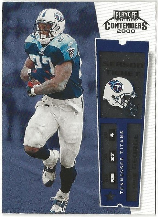 EDDIE GEORGE - 2000 Playoff Contenders - Season Ticket Football Card #90 (2881a)