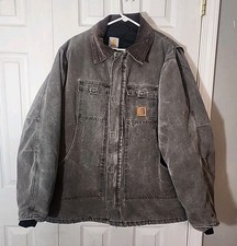 Carhartt Arctic Quilt Lined 2XL Insulated Work Jacket Coat Size XXL