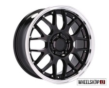 Retro BM Style R18 5x120 4x 18 pouces Noir Lip 8J ET20 Jantes BMW E34 E39 E65
