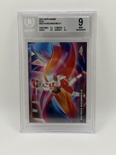 2025 Topps Chrome Patrick Mahomes II Base (RAW)