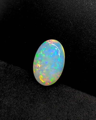Real Ethiopian Welo Opal 9 Ct Loose Oval Cabochon Gemstone 20x15mm for Jewelry image 2
