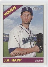 2015 Topps Heritage Gum Damage Back JA Happ #294 2f5