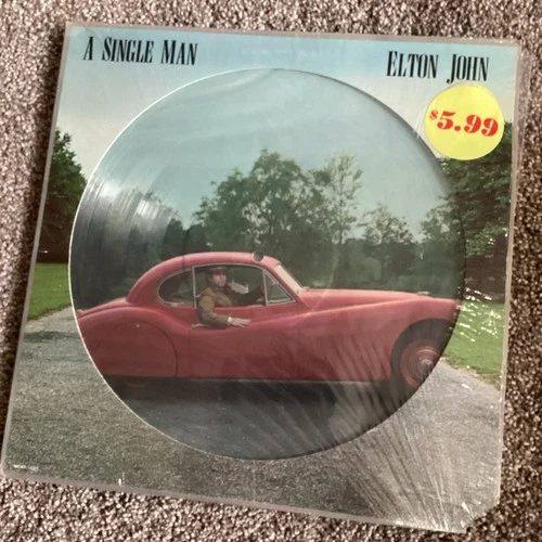 VINTAGE ORIGINAL Elton John-A Single Man Picture Disc LP1978 MCA Vinyl Record
