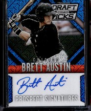 2014 Panini Prizm Perennial Draft Picks #88 Brett Austin Signed Blue Mojo #53/75