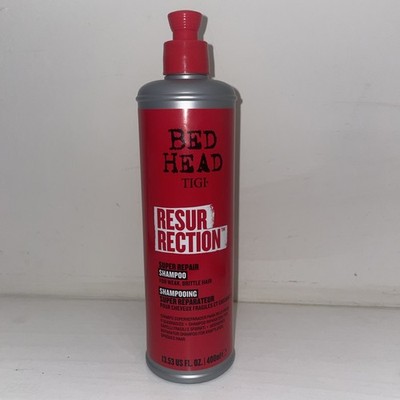 Tigi Bed Head Resurrection Super Repair Shampoo Schwaches Sprödes Haar 400ml UK