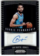 2019-20 Panini Prizm Cody Martin Rookie Penmanship #RP-CMT Auto