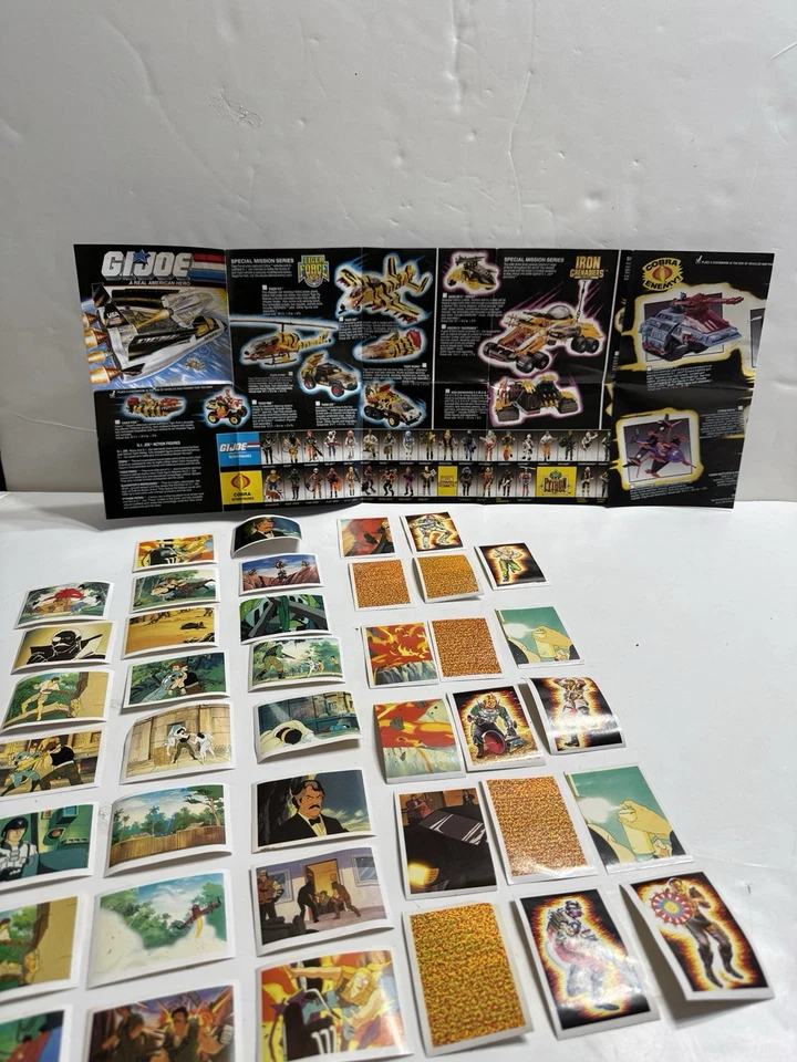 Vtg 1987 GI JOE Hasbro Sticker Trading Cards, Set of 40 - Image 3 of 4