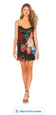 Revolve Velvet Floral mini dress by Show Me Your Mumu size m