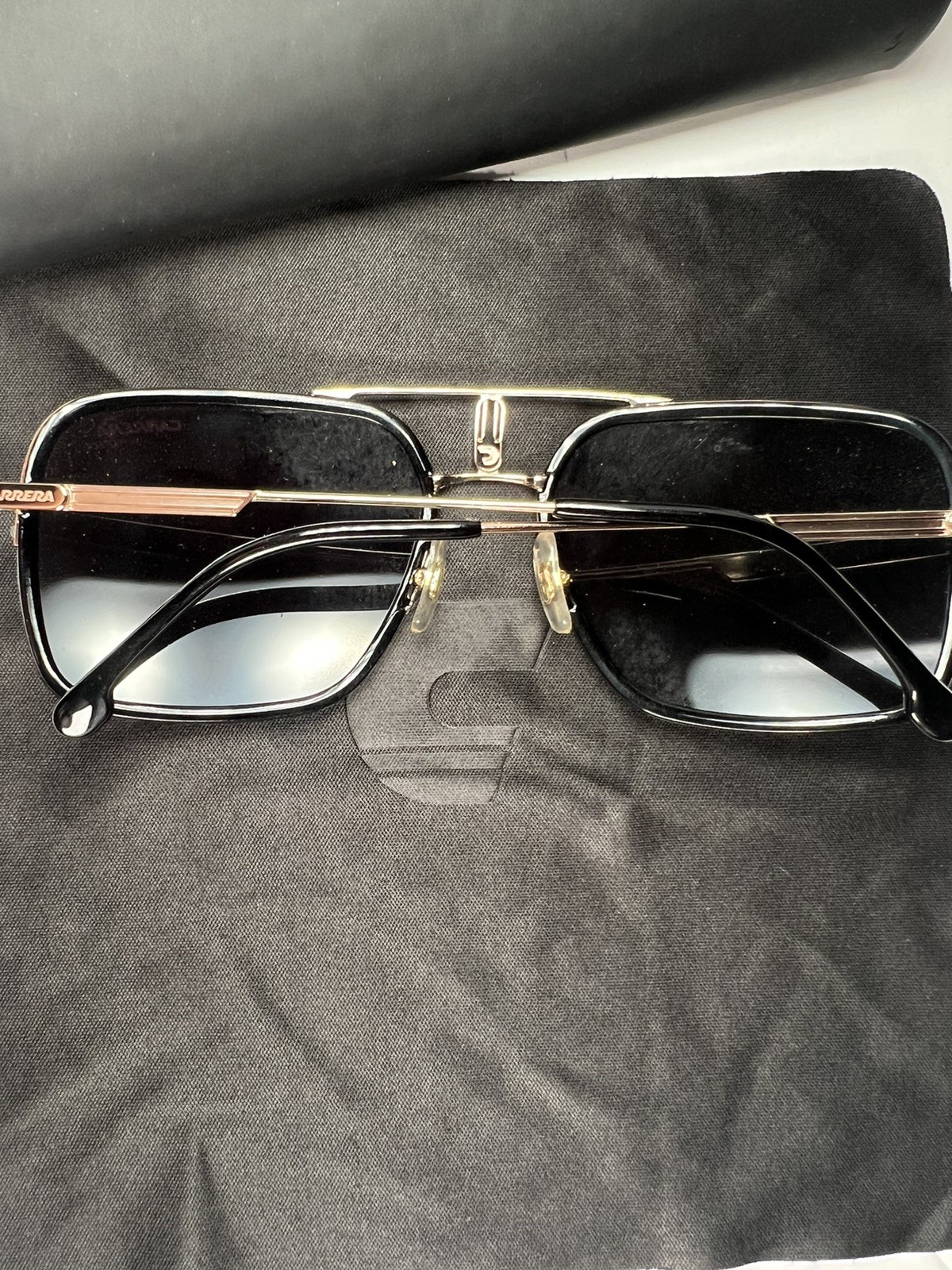 Carrera 1027/S Unisex Rectangular Sunglasses - Bl… - image 4