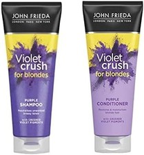 Image of John Frieda Violet Crush Shampoo & Conditioner 2x250ml for Brassy Tones