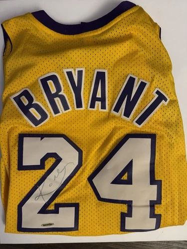 Kobe Bryant Autographed Adidas L Lakers Basketball Jersey