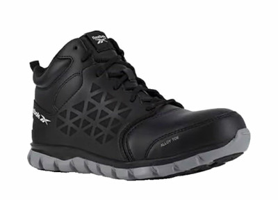 Reebok Work Mens Sublite Cushion Electrical Alloy Toe Work/Duty - Black