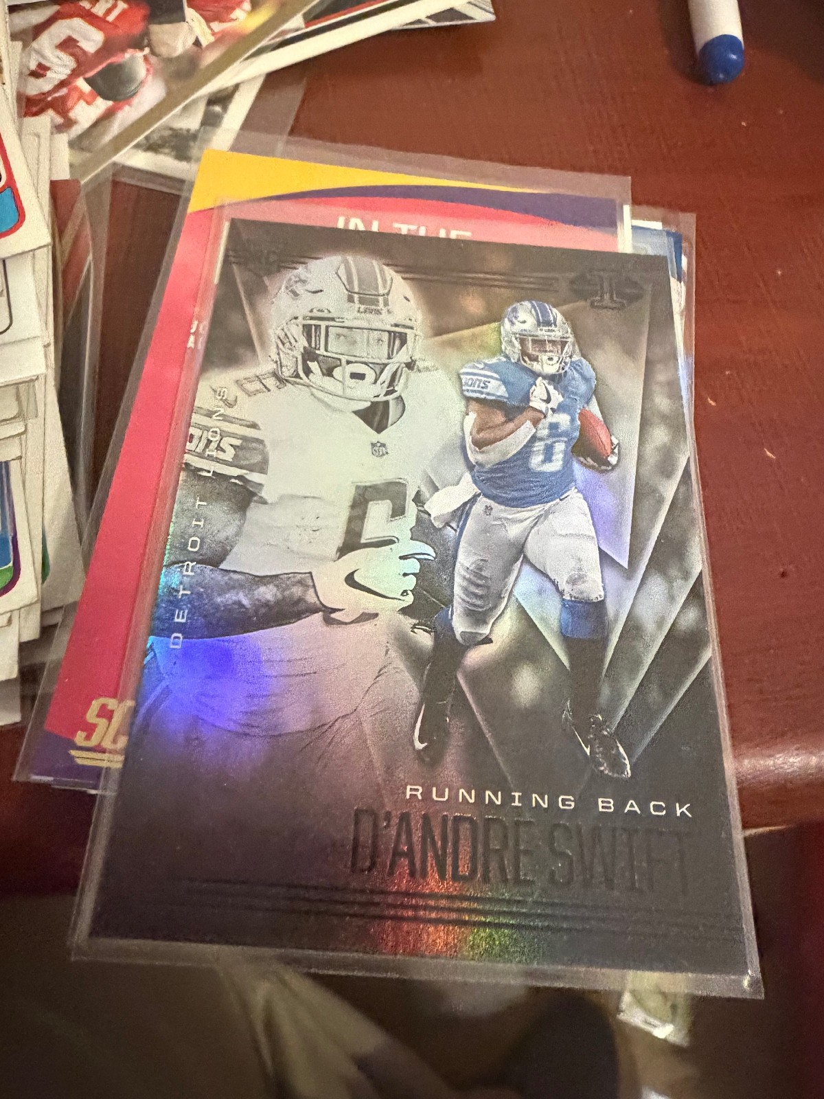 D'Andre Swift 2020 Panini Illusions RC #12 Lions Eagles