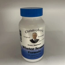Dr. Christopher's Winter Season Formula Vegetarian Caps (100 Caps) EXP:11/26