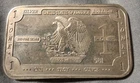 1 Oz T Silver Bar Rare Vintage. 999 Silver Bar 1 Oz, Low Serial # 381