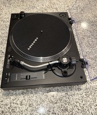 Crosley C100BT-BK Black Portable Wireless Bluetooth Vinyl Record Player