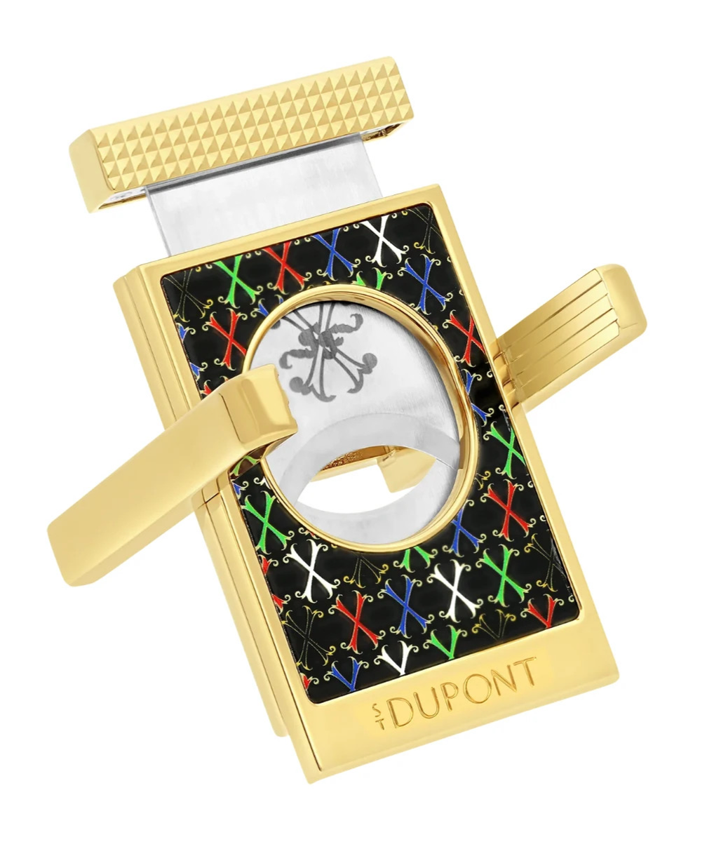 ST DUPONT CIGAR CUTTER STAND ARTURO FUENTE OPUS X GREEN GOLD RED