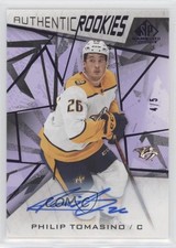 2021 SP Game Used Authentic Rookies Purple Fragment 4/5 Philip Tomasino Auto xr1