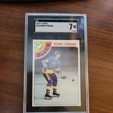 1978-79 Topps Hockey 143 BERNIE FEDERKO Rookie SGC 7 St Louis Blues RC