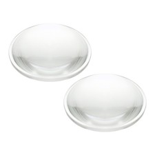 Diameter 66.7mm Flat Convex Lens, 2 Pcs Height 23mm Optical Lens, 3mm
