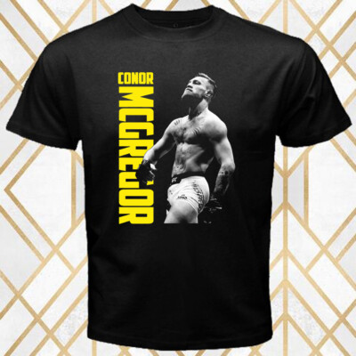 Conor Mcgregor Notorious MMA Fighter Champion Men's Black Size S - 5XL