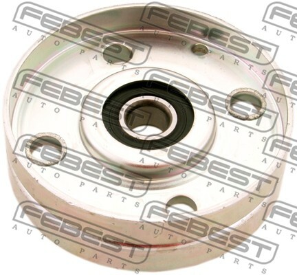 V-RIBBED BELT TENSIONER PULLEY FOR NISSAN MICRA II K11 CG10DE CG13DE FEBEST - Picture 2 of 8