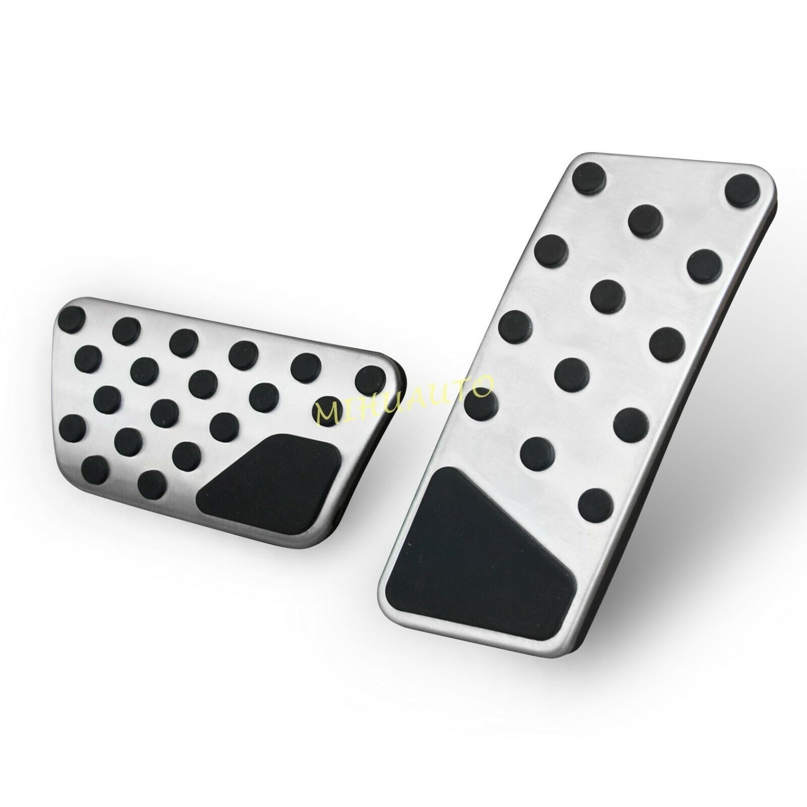 Steel Foot Brake Gas Pedal Cover Set for 2007-2017 Jeep Wrangler JK Upgrades