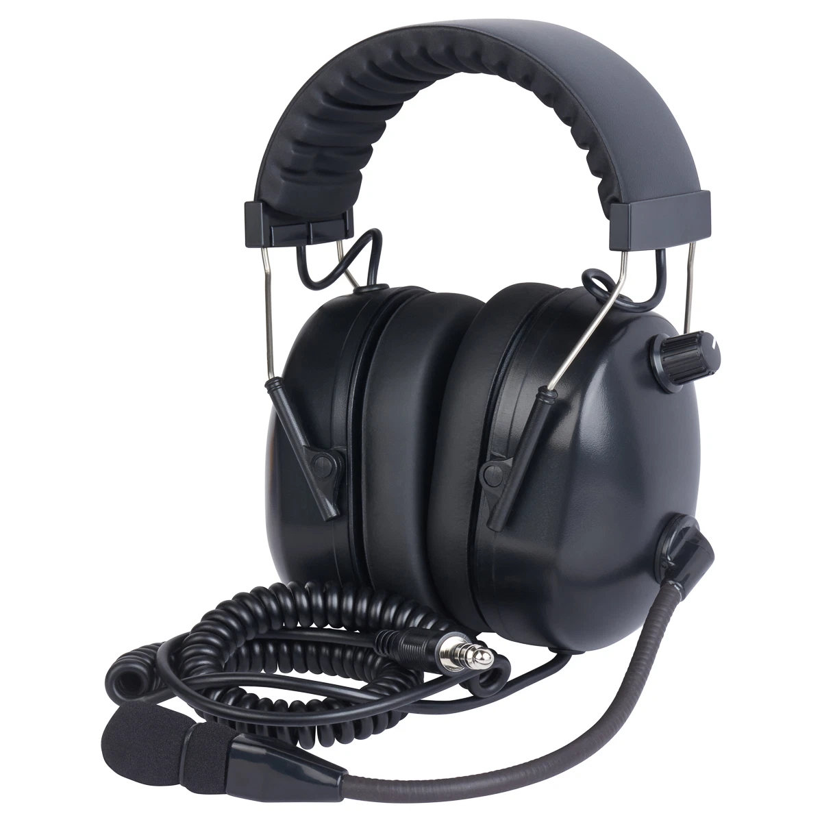 WICOM Pilot Passive Mono Helicopter Headset U174 Black Adult