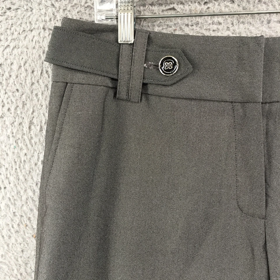 Pantalón de vestir Apt.9 para mujer 14 (actual 34X32) gris con cinturón tiro medio cremallera NUEVO Foto 4 de 4