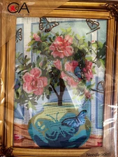 needlepoint kits Tapestry Gobelin Floss Included 30x40cm  Butterflies  Rto