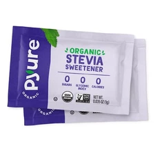 Pyure Organic Stevia Packets Granulated Sugar Packets White Sugar Substitute
